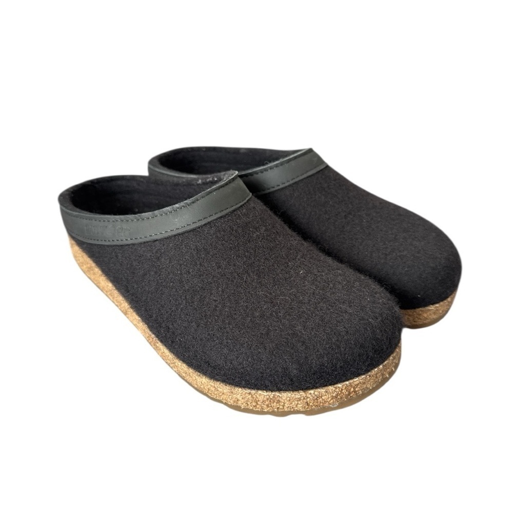 Haflinger GZL Women’s Black Clog Size 37